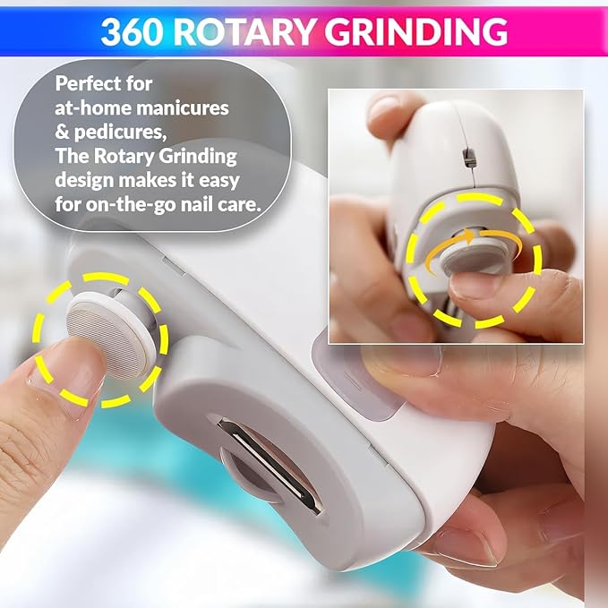 nail cutter with built-in nail collector for mess-free nail grooming, suitable for home use.